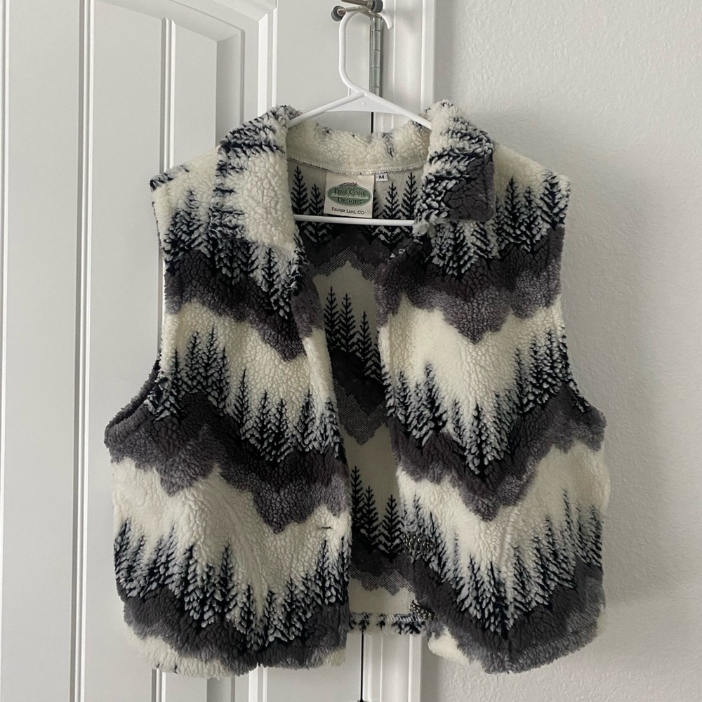 Vintage Faux Sherpa Vest